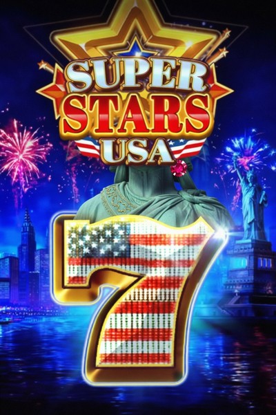 Super Stars USA slot artwork in Casinova's lobby